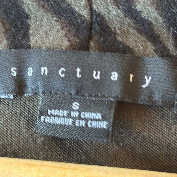 Sanctuary Nordstrom Tiger Stripe Animal Print Cardigan Duster Sweaterโ Small - Picture 7 of 8